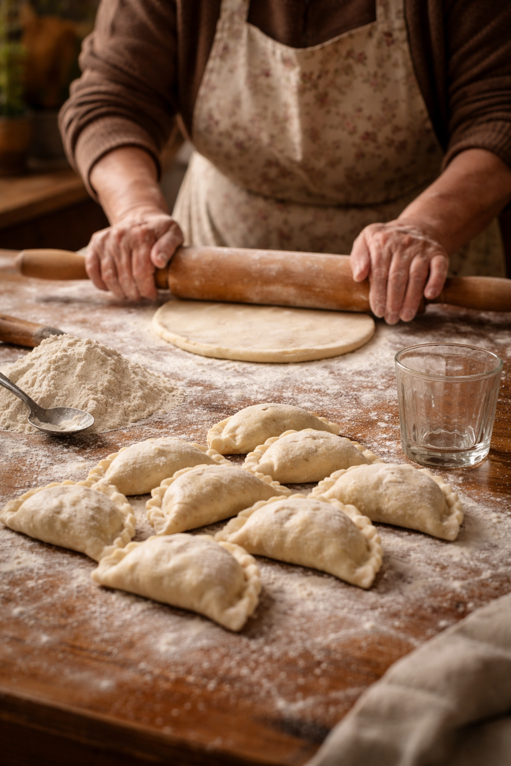 Pierogi - proces lepienia