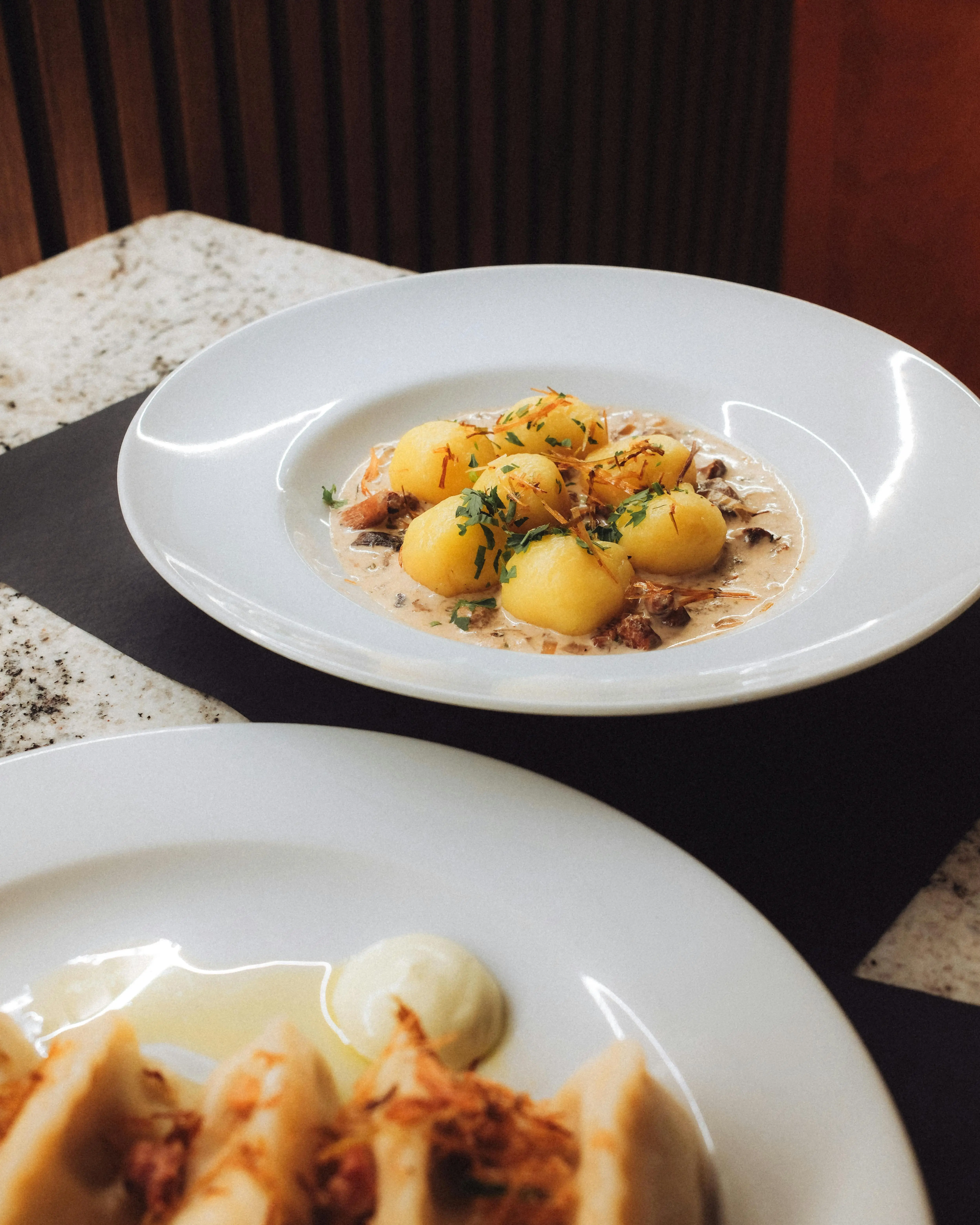 Pierogi i krokiety na lunch